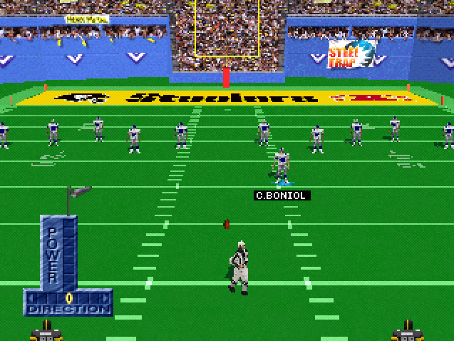 Madden NFL 97 - PlayStation game screenshot (1996) by Electronic Arts